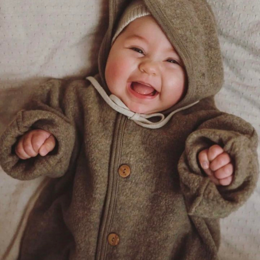 Baby Wool Fleece Pants: Organic Merino Wool Clothes for Boys and Girls,  Newborn - 1 Years