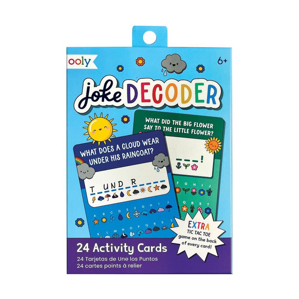 Paper Games Joke Decoder Activity Cards - Set of 24