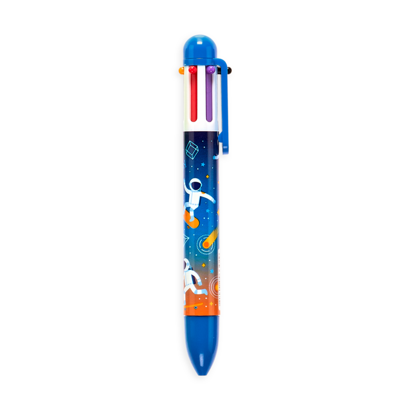 6 Click Multicolour Pens - Astronaut