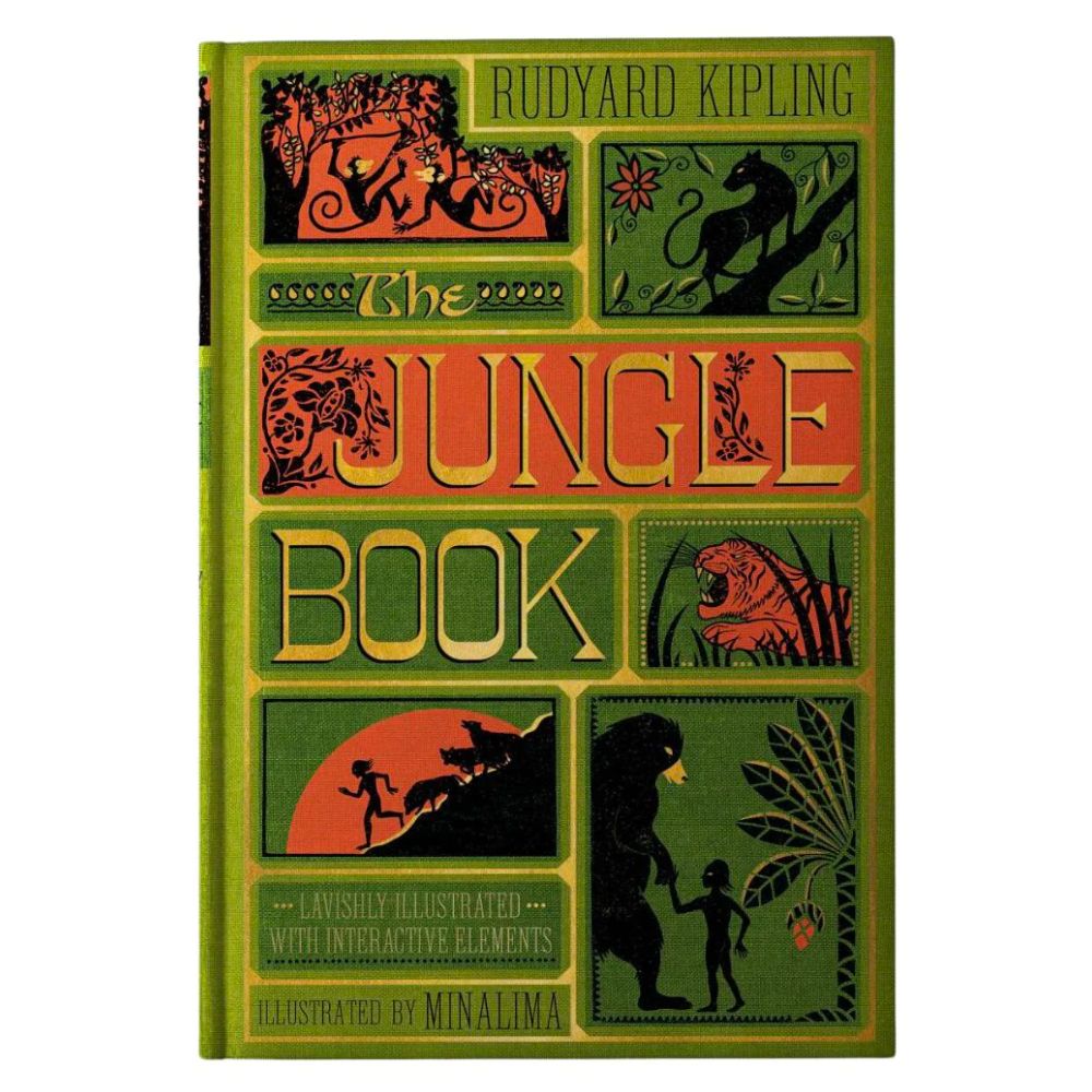 The Jungle Book Illustrated with Interactive Elements