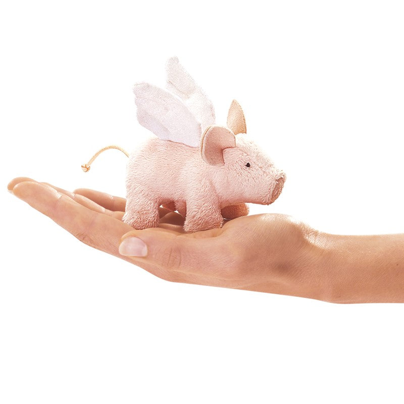 Finger Puppet - Mini Winged Piglet