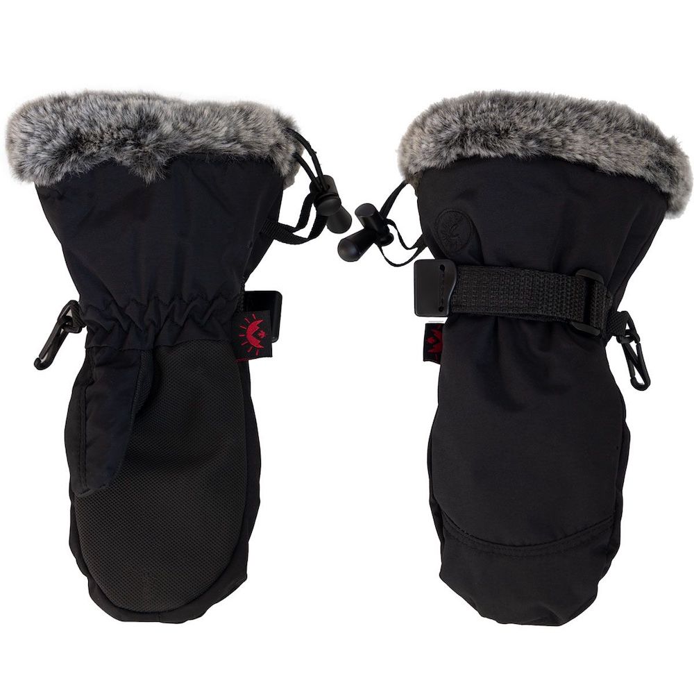 Calikids Waterproof Mitten Faux Fur Cuff