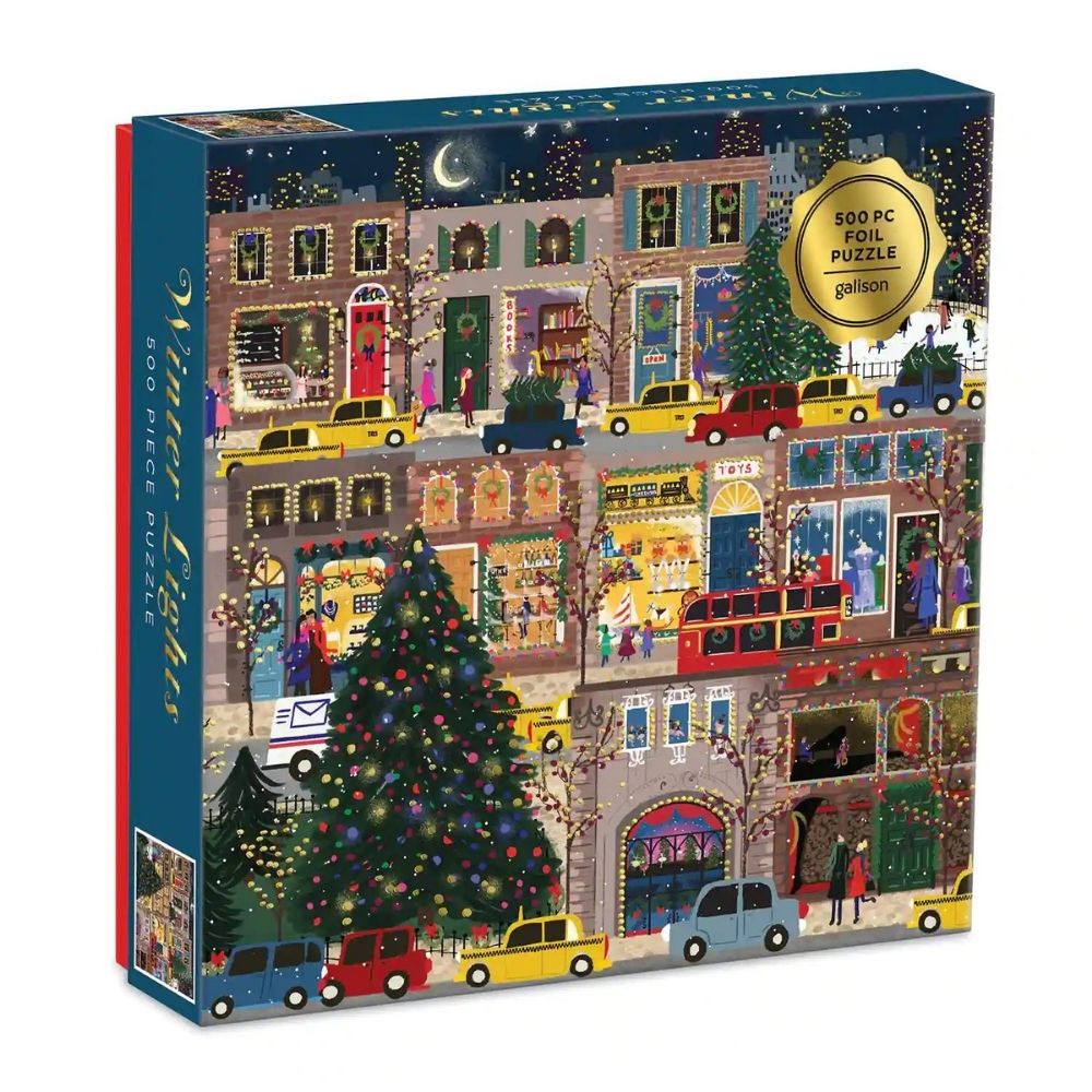 Winter Lights Foil Puzzle 500 pcs