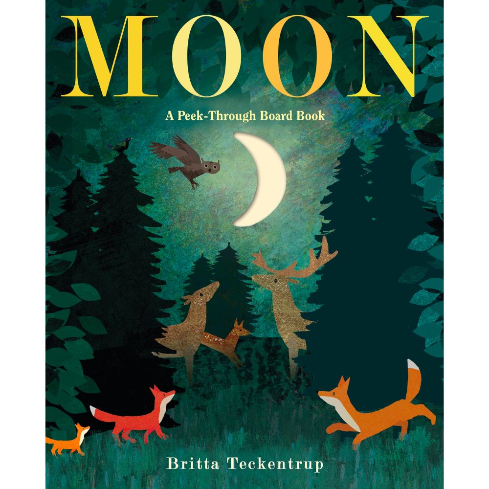 Moon: A Peek-Through Board Book by Britta Teckentrup