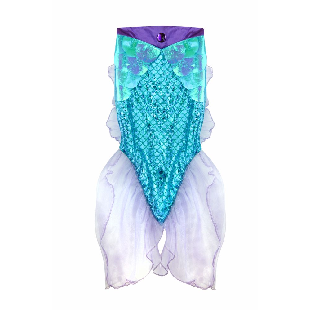 Mermaid Glimmer Skirt w/Tiara, Lilac/Blue, Size 5-6