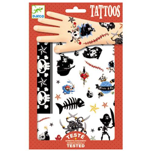 Djeco Tattoos - Pirates