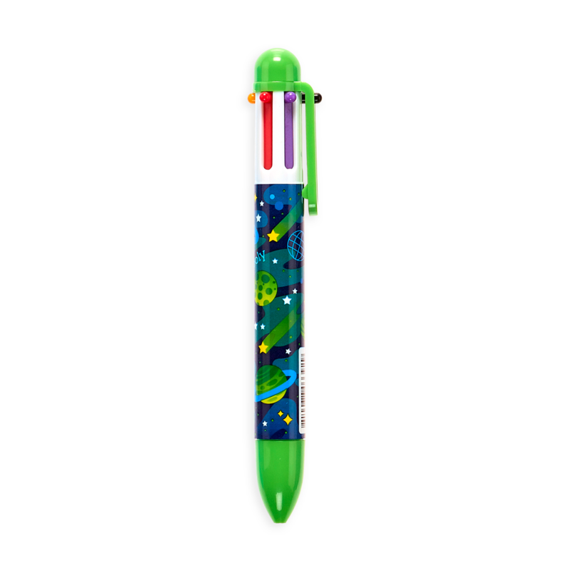 6 Click Multicolour Pens - Astronaut