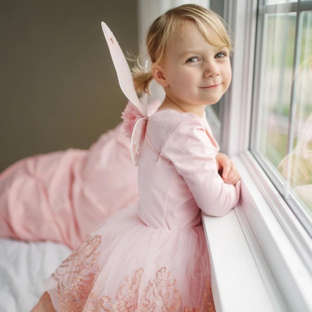 Rose Gold Tutu & Wings Set, Size 4-6