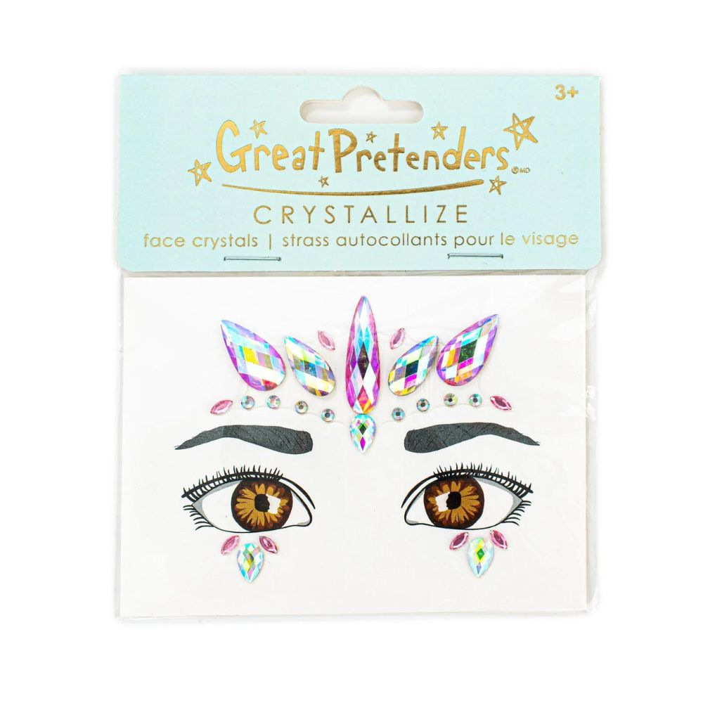Face Crystals Pink Unicorn