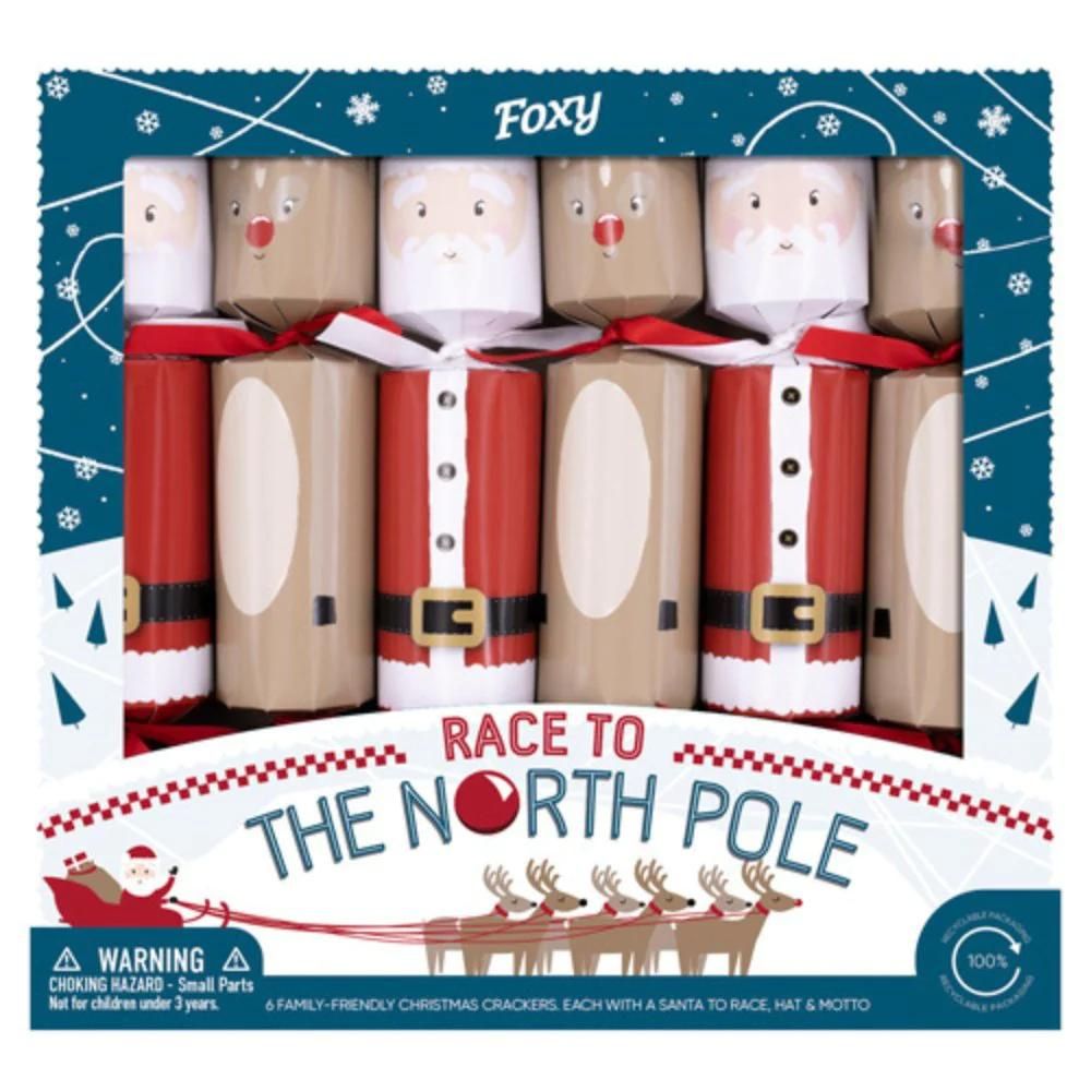 Foxy - 6 Race to the North Pole Crackers