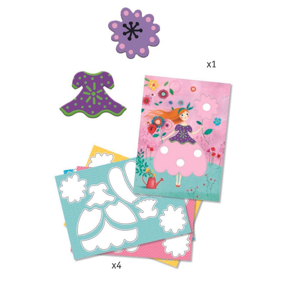 Djeco Magic Markers - Marie's pretty dresses
