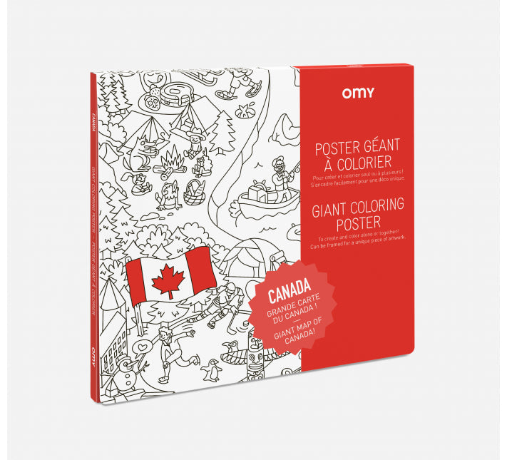 Omy Giant Colouring Poster - Canada