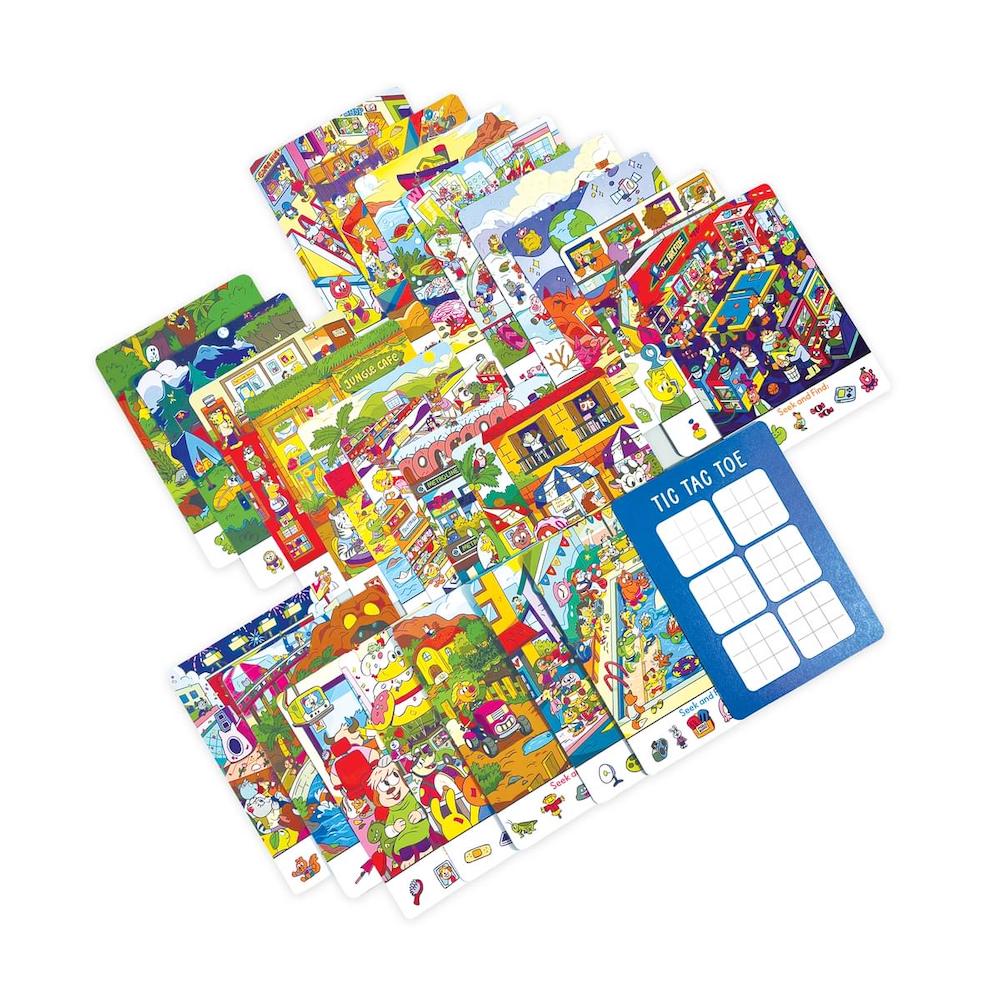 Paper Games Seek & Find Activity Cards - Set of 24