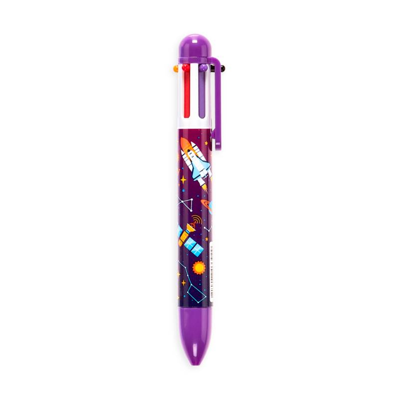 6 Click Multicolour Pens - Astronaut
