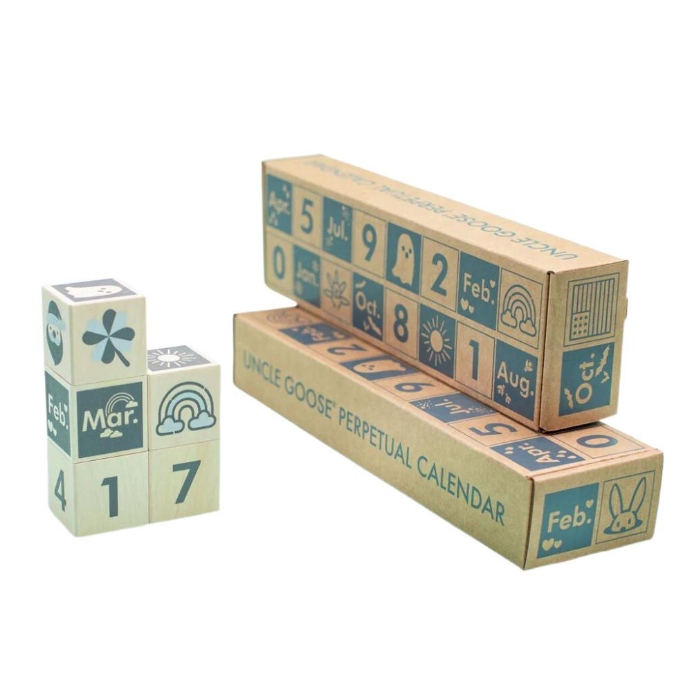 Uncle Goose Perpetual Calendar Blocks