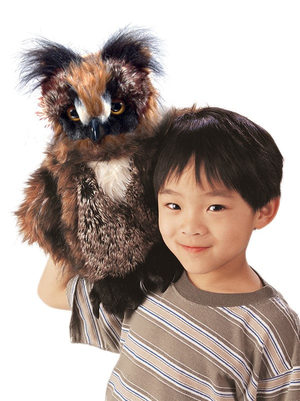 Hand Puppet - Great Horned Owl