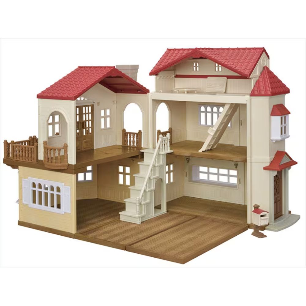 Calico Critters Red Roof Country Home - Secret Attic Playroom