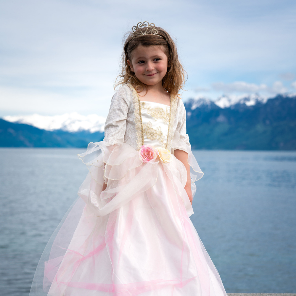Golden Rose Princess Dress 3-4Y