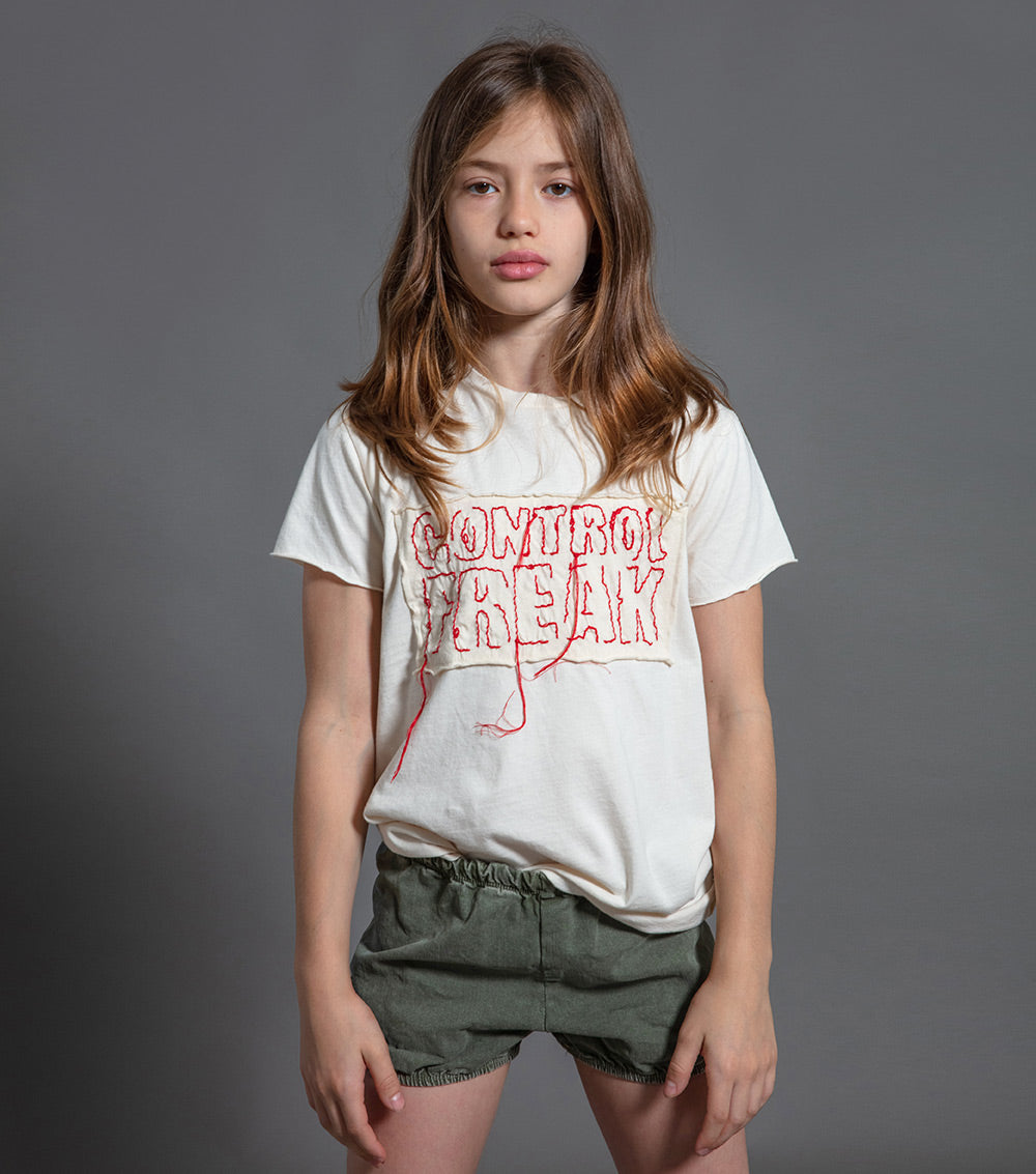 Nununu Embroidered Control Freak T-Shirt