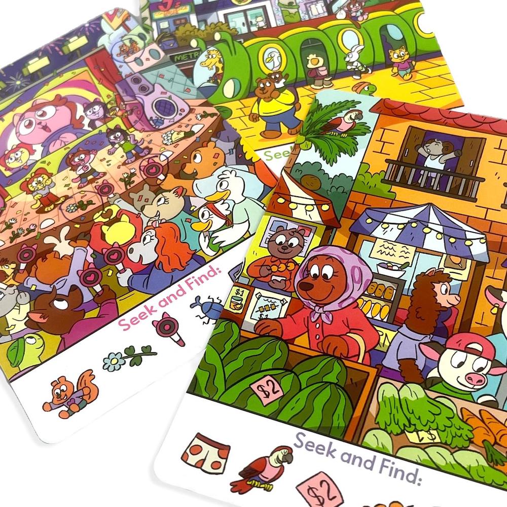 Paper Games Seek & Find Activity Cards - Set of 24