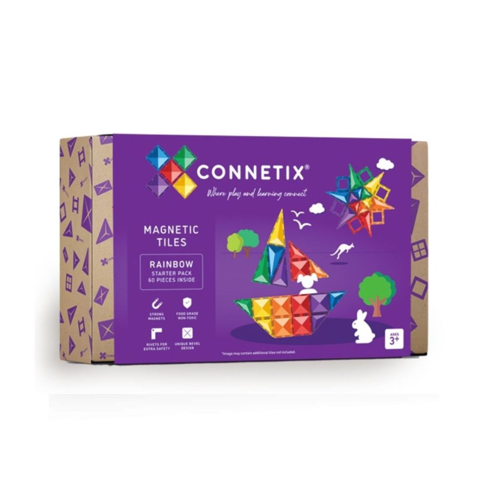 Connetix Rainbow Starter Pack - 60 Pieces