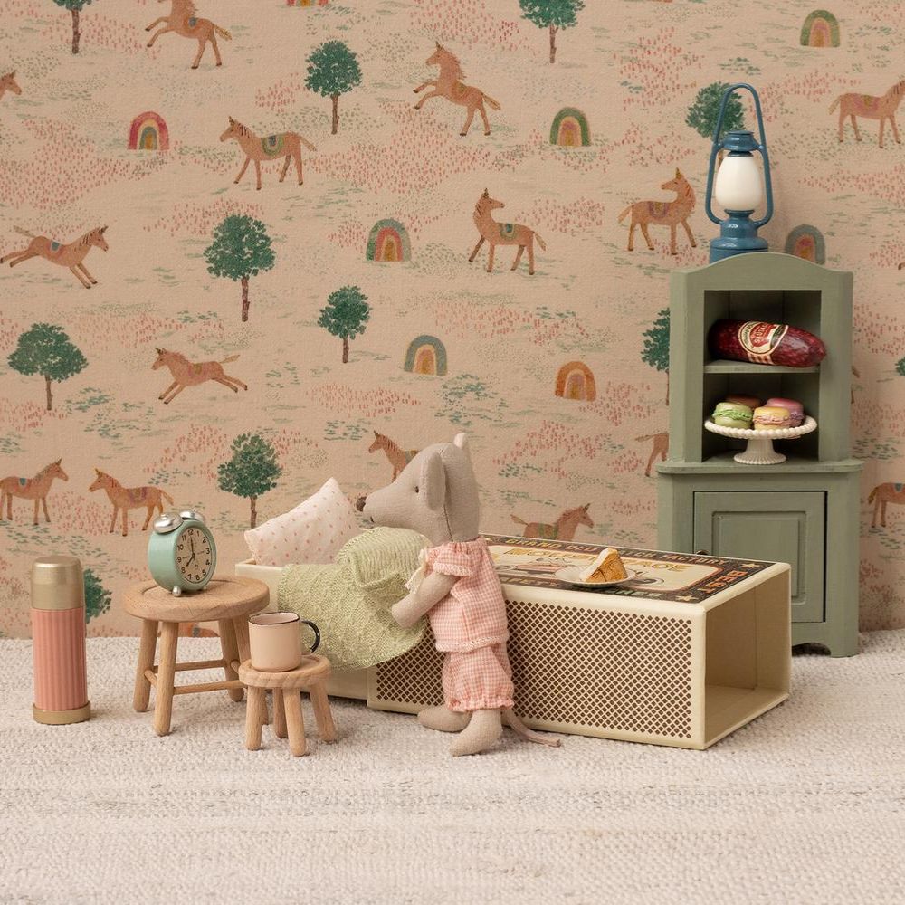 Maileg Corner cabinet, Mouse - Light green