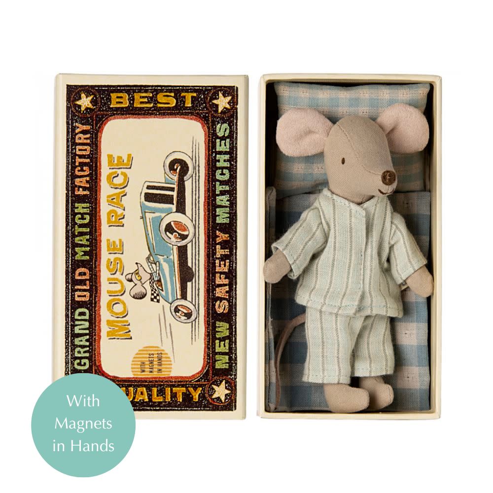 Maileg Big Brother Mouse in Matchbox