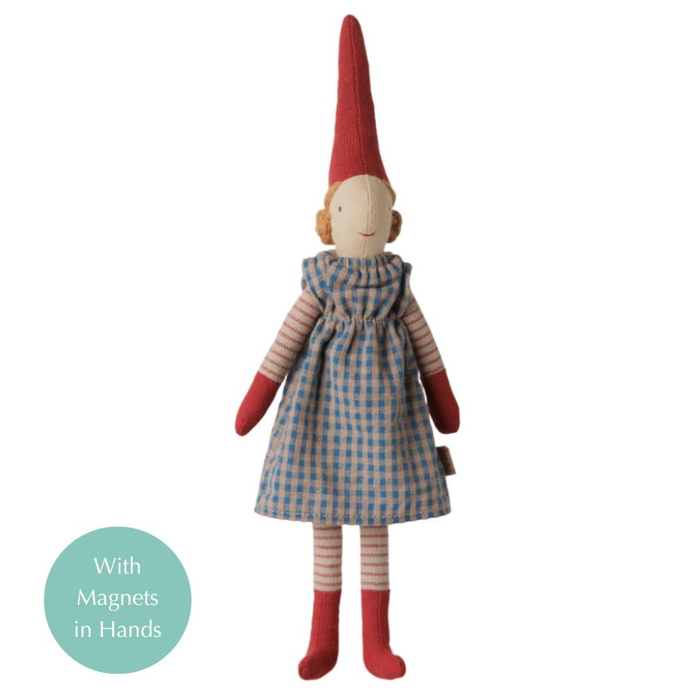 Maileg Pixy, Size 1 - Girl - Blue dress