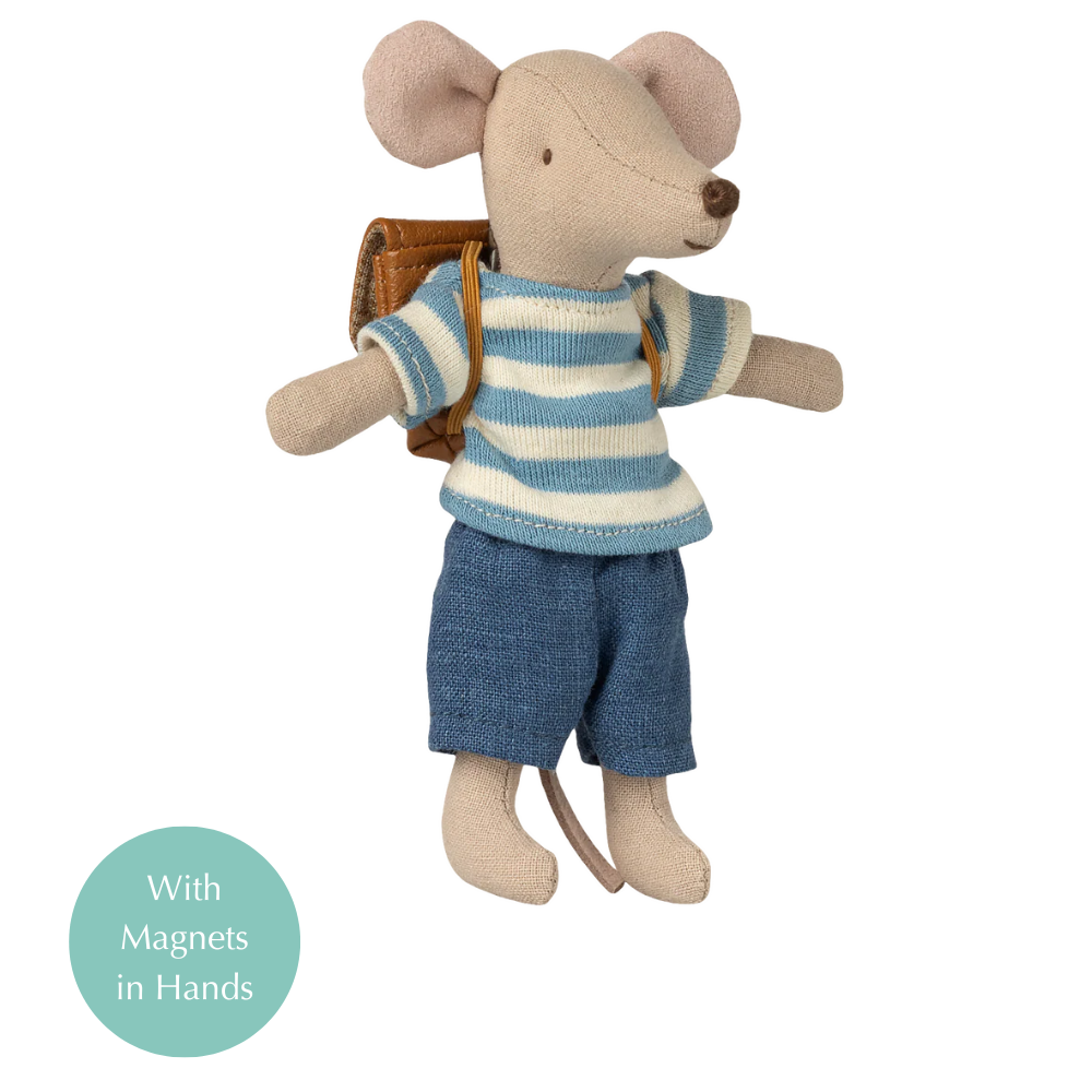 Maileg Tricycle mouse, Big brother - Brown