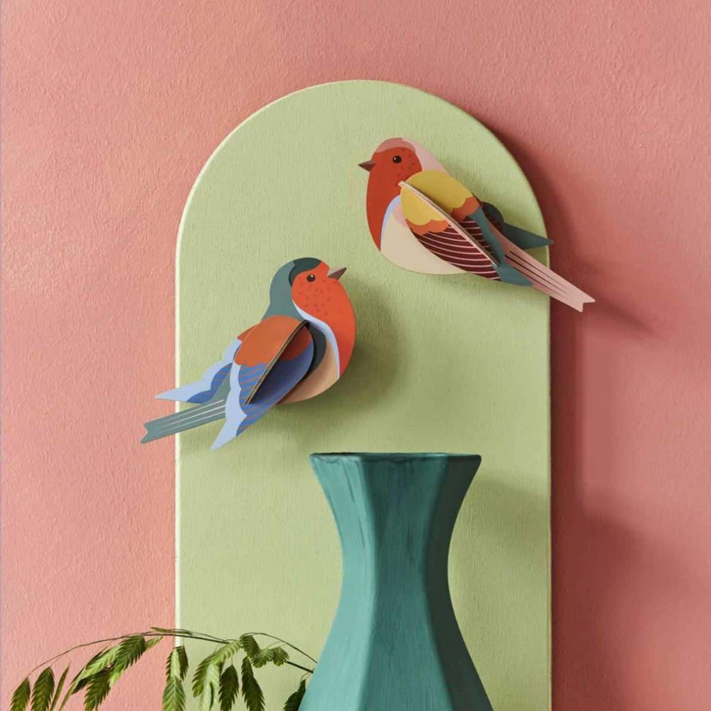 DIY 3D Wall Decoration - Robins