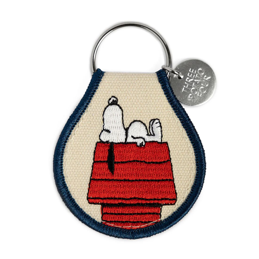 3P4 X Peanuts- Snoopy Doghouse Patch Keychain