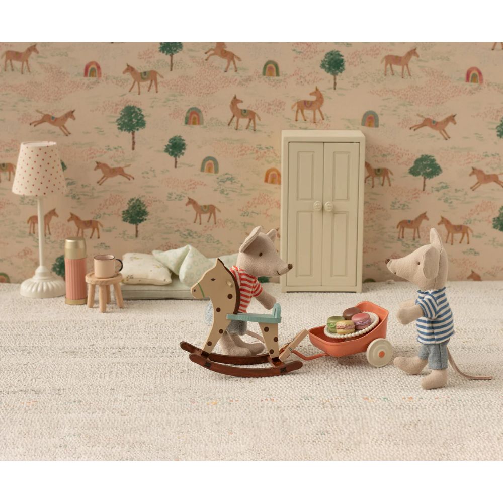 Maileg Vintage Floor Lamp, Mouse - Sand