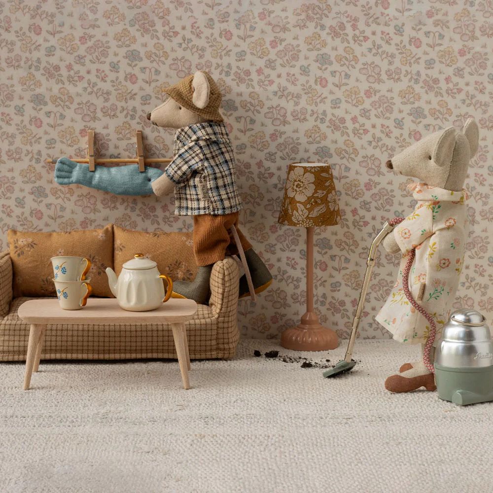 Maileg Coffee table, Mouse - Nature