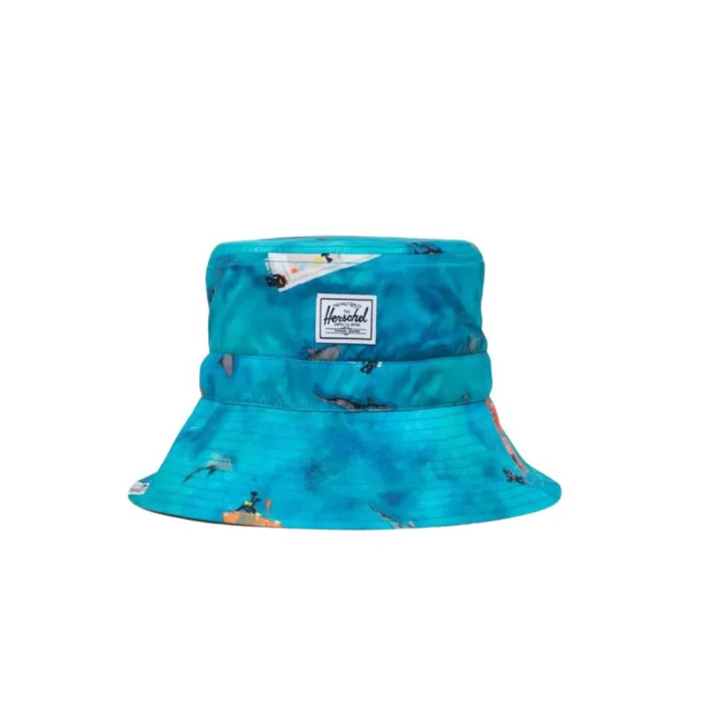 Herschel Toddler Beach UV Bucket Hat 2-4 Years Scuba Divers
