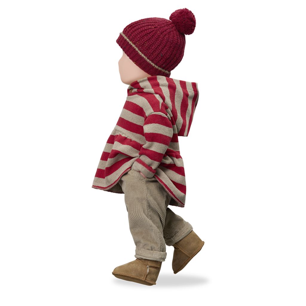 1 + in the Family QUEBEC beige baby corduroy pants, fully lined, with turned-up cuffs