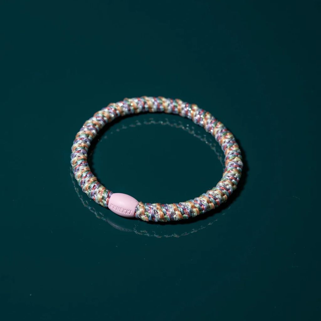 Kknekki Slim Hair Tie Pastel Circus Glitter