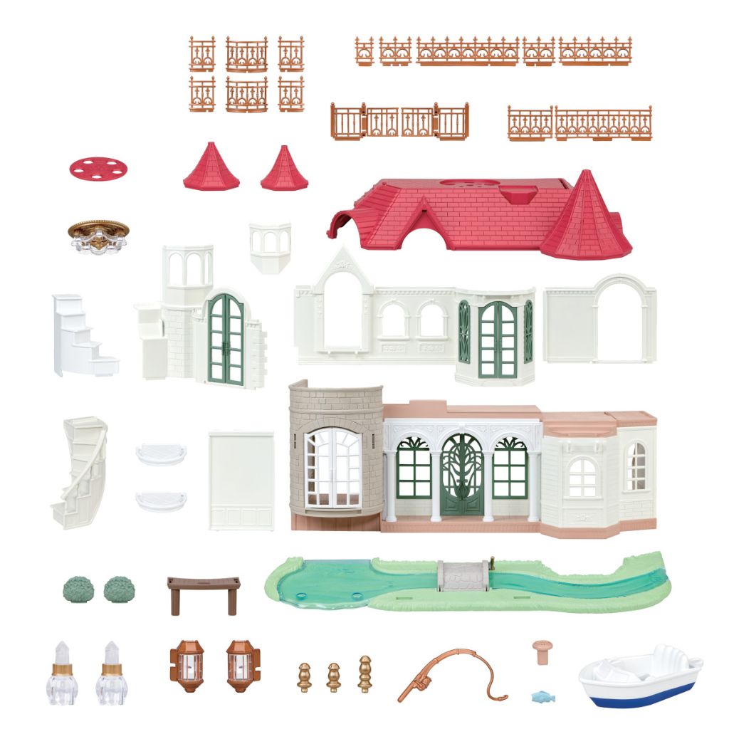 Calico Critters Red Roof Riverside Manor