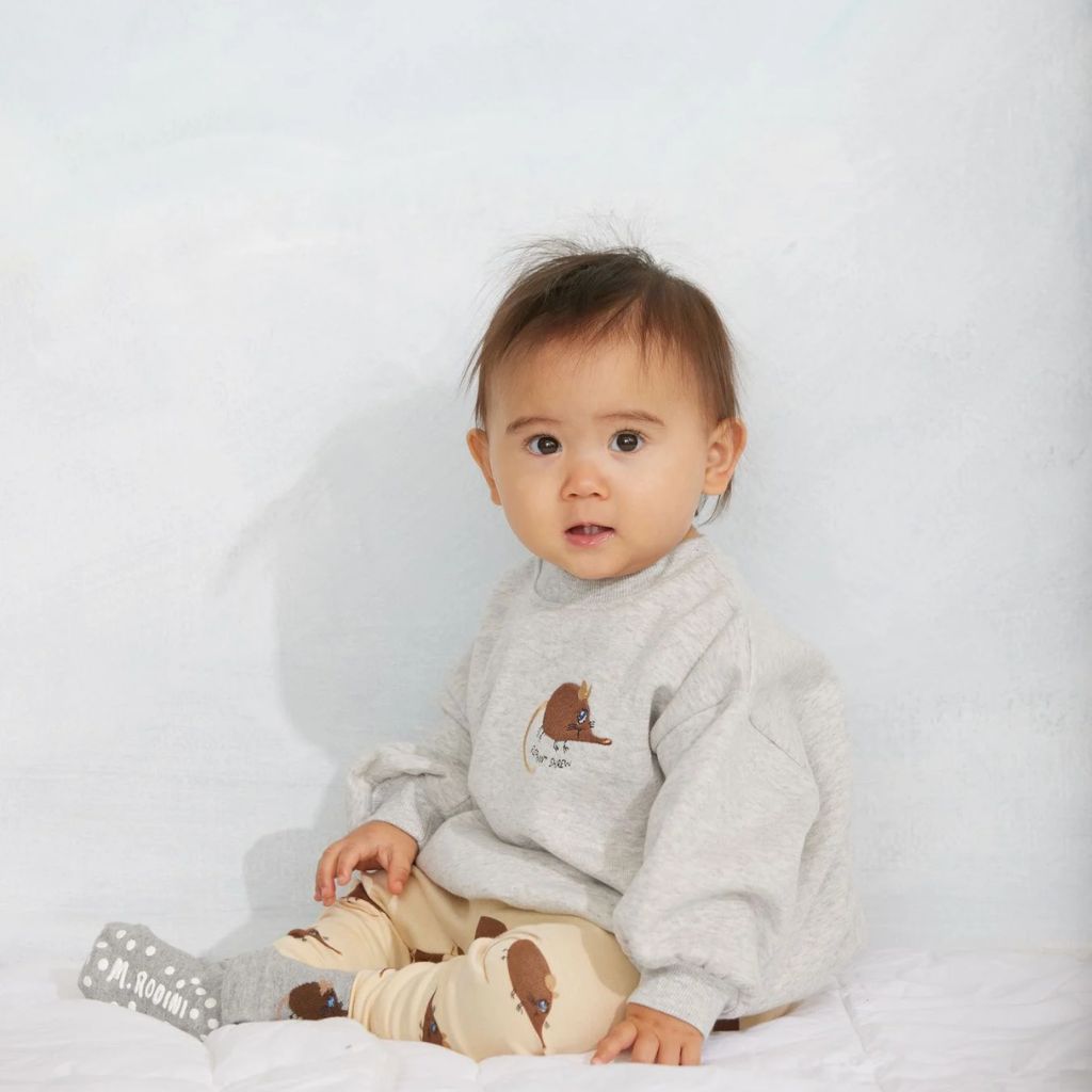 Mini Rodini Elephant Shrew Emb Sweatshirt