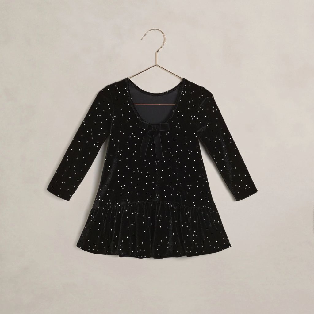 Noralee Penny Dress Black Rhinestone