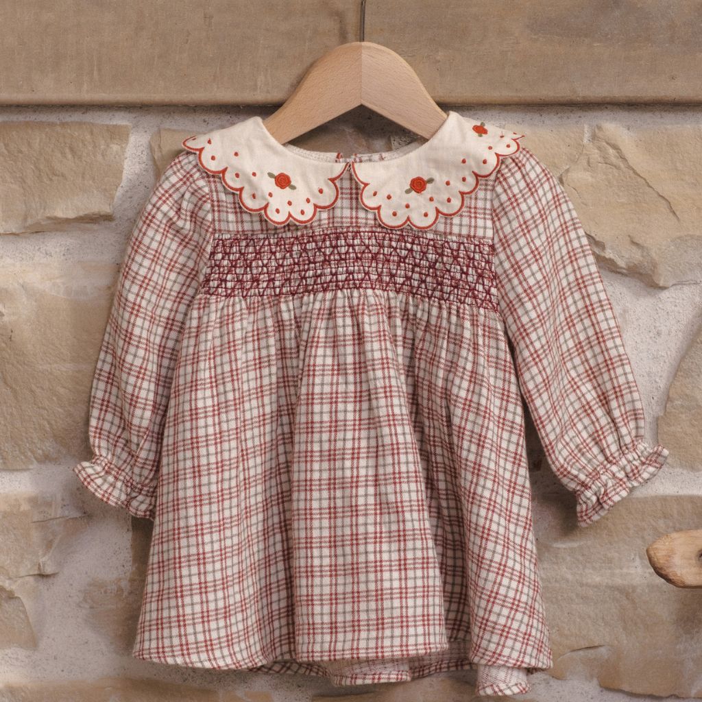 Quincy Mae Callie Dress Christmas Plaid