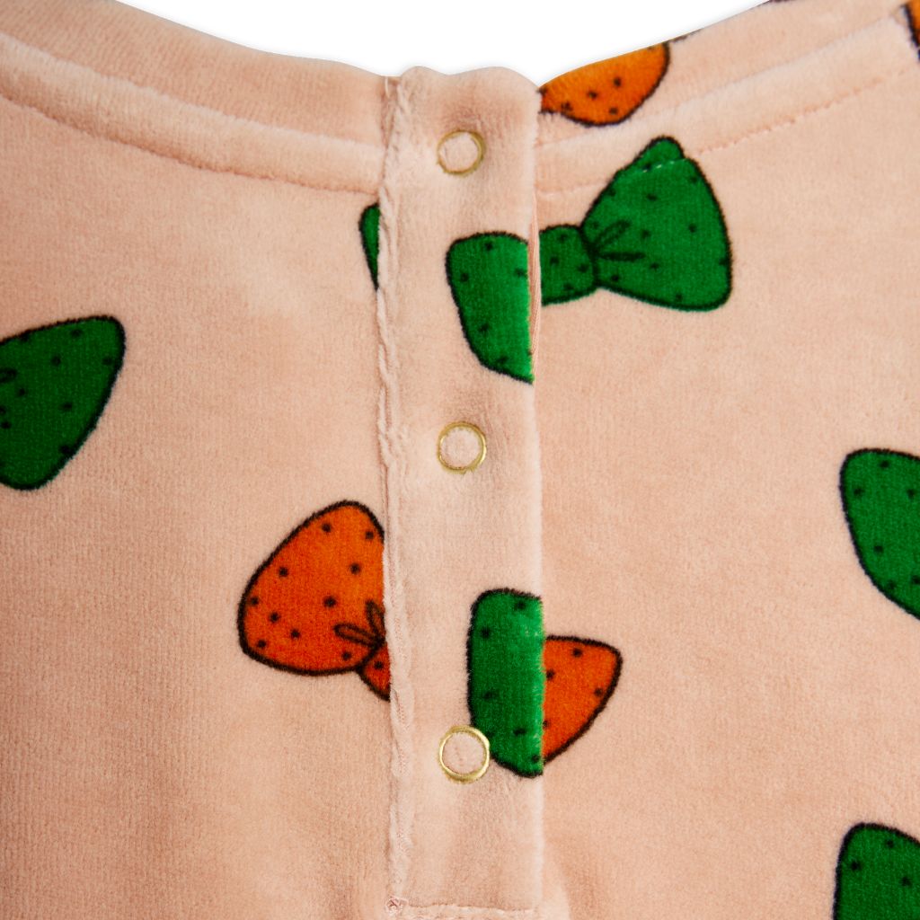 Mini Rodini Bows Aop Velour Top