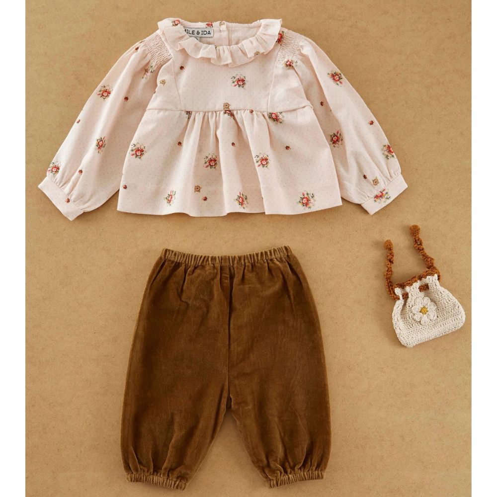 Emile & Ida Pantalon BB Velours