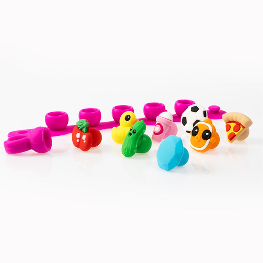 Plip Charms Set 3 - Aqua