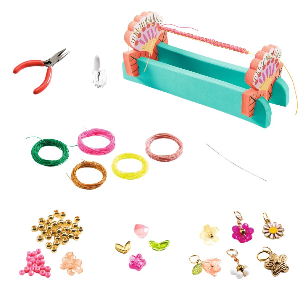 Djeco Macrame / Pink bracelets