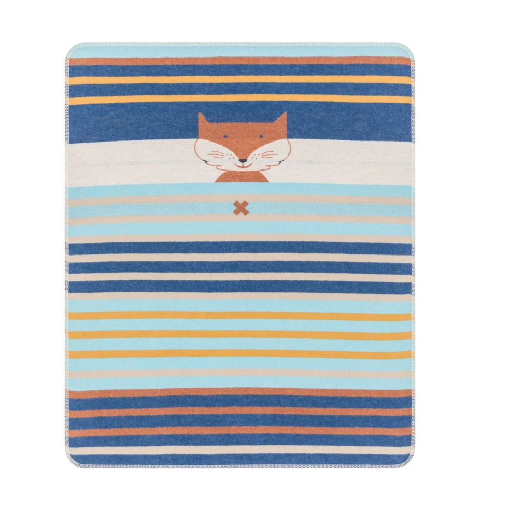 Fussenegger Juwel Baby Blanket Fox/Stripes 90X70cm