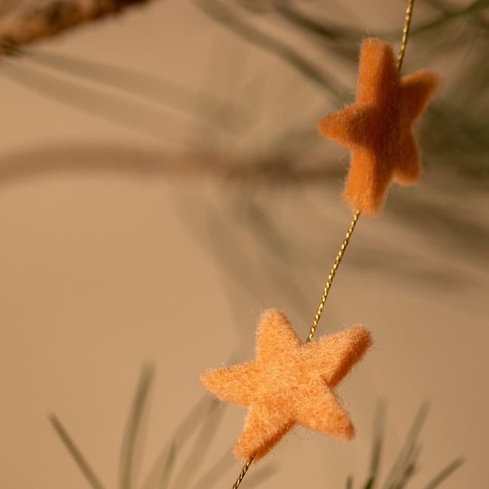 Muskhane Stars Malla Garland L Blush 200cm