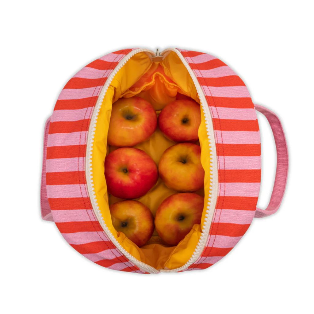 Fluf Zipper Lunch - Awning Stripe Pink