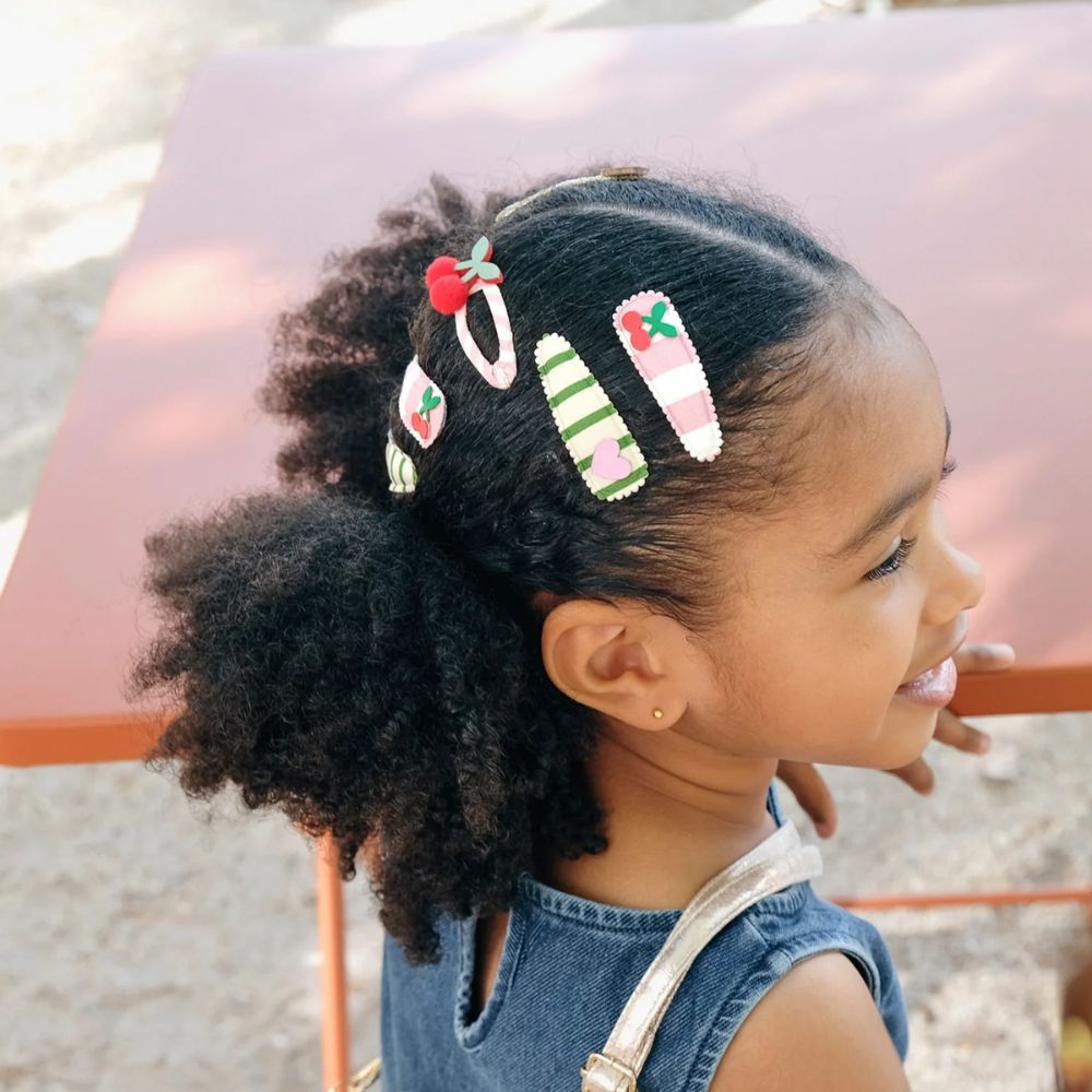 Rockahula Cherry Kiss Fabric Clip Set