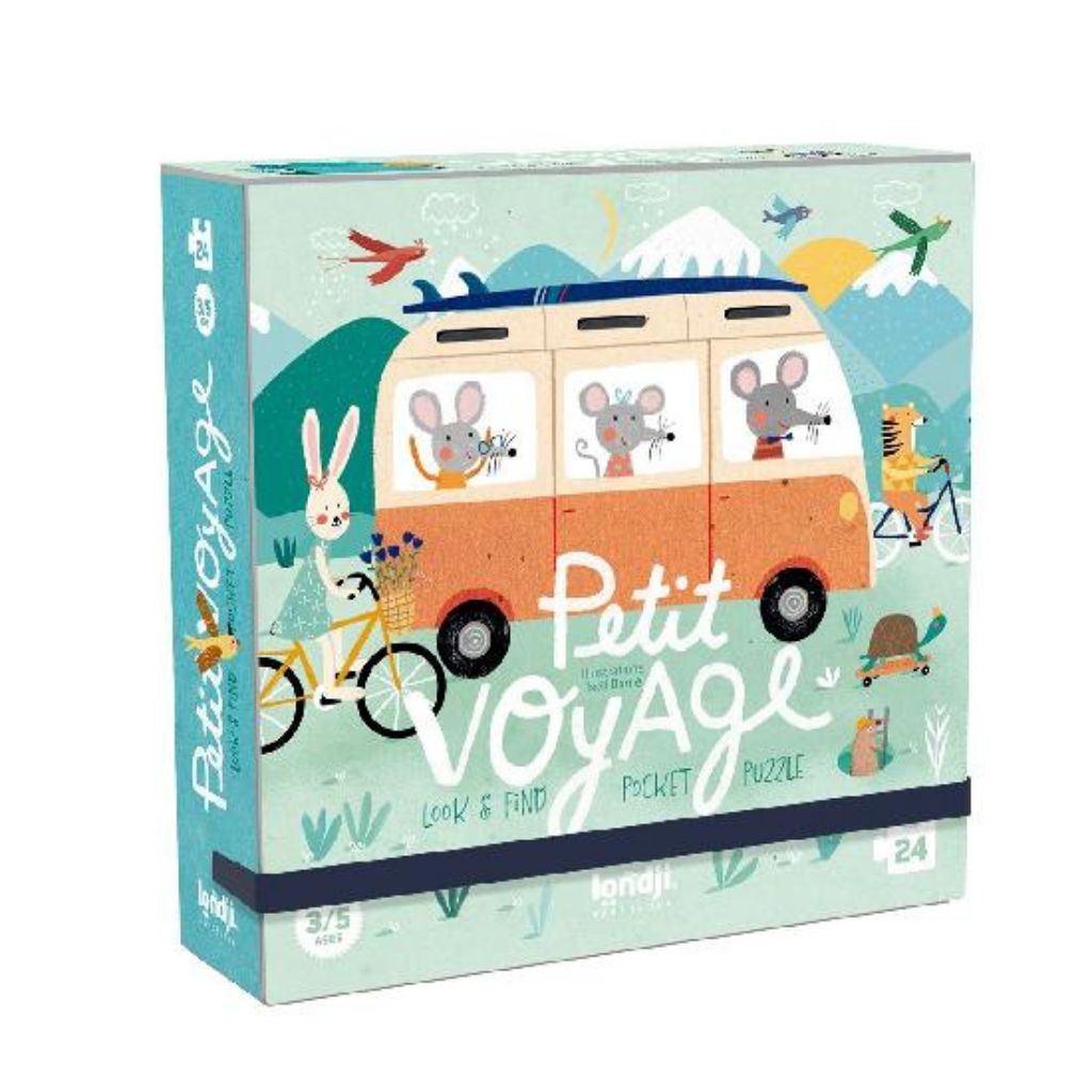 Londji Pocket Puzzle - Petit Voyage Look & Find Puzzle