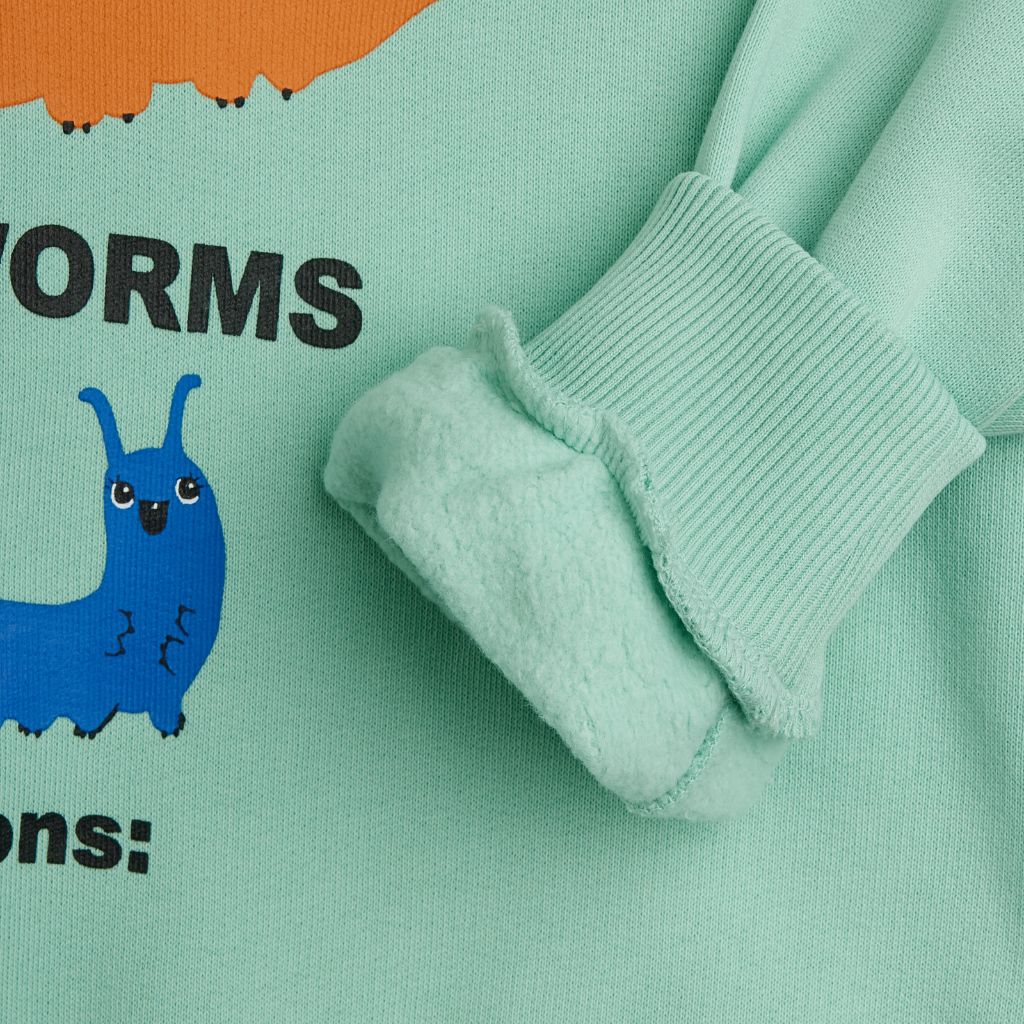 Mini Rodini Velvet Worms Observations Sp Sweatshirt